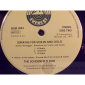 V/A SONATAS FOR VIOLINAND CELLO   THE SCHOENFELD DUO