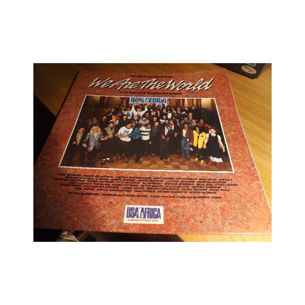 THE HISTORIC RECORDING WE ARE THE WORLD