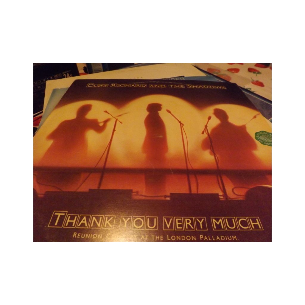 CLIFF RICHARD THANK YOU VERY MUCH