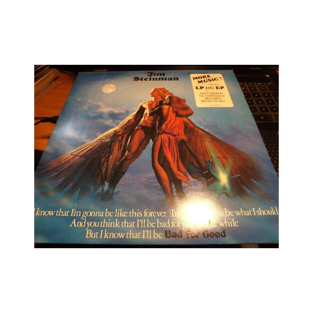 JIM STEINMAN BAD FOR GOOD LP+EP