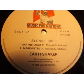 EARTHSHAKER  BLONDIE GIRL