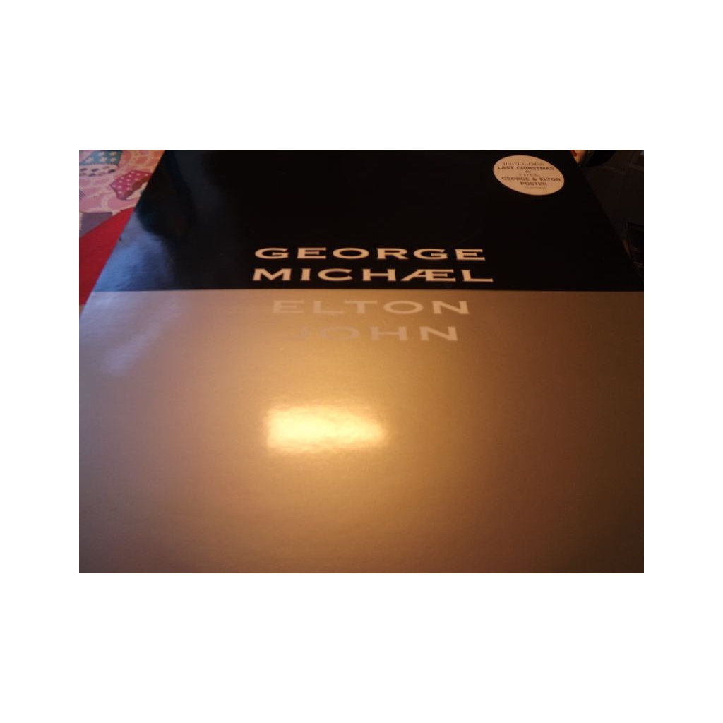 GEORGE MICAEL ELTON JOHN med poster