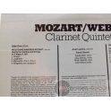 MOZART  CLARINET QUINTET IN A MAJOR,K.581