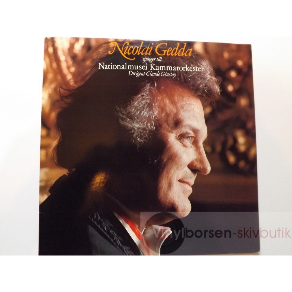 NICOLAI GEDDA  NATIONALMUSEI  KAMMARORKESTER