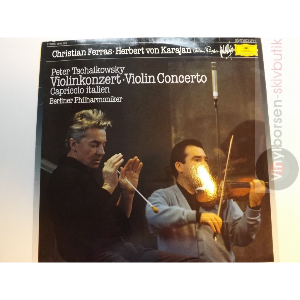 PETER TSCHAIKOVSKY  VIOLIN CONCERTO  CAPRICCIO ITALIEN CH.FERRAS H.VON KARAJAN