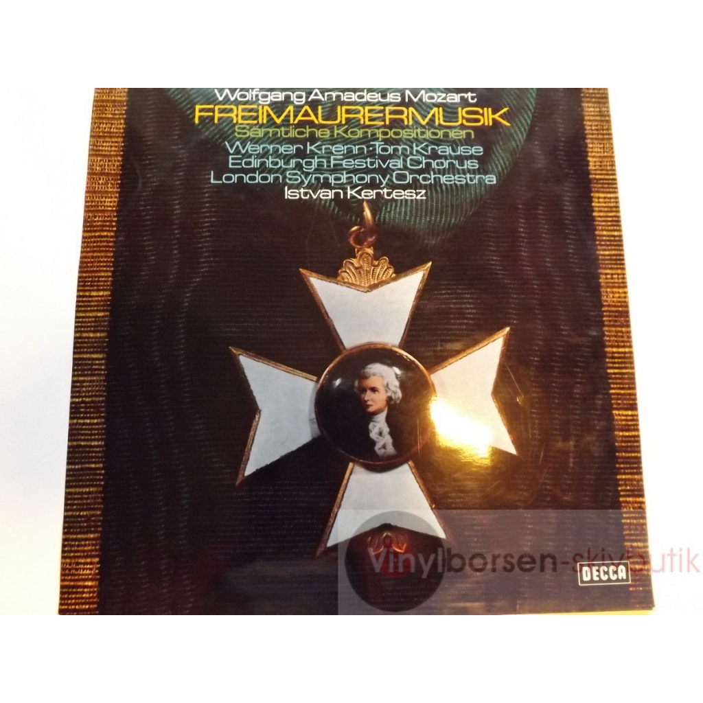 MOZART   FREIMAURERMUSIK    INSERT