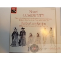 MOZART   COSI FAN TUTTE   KARAJAN 3LP  BOK   BOX