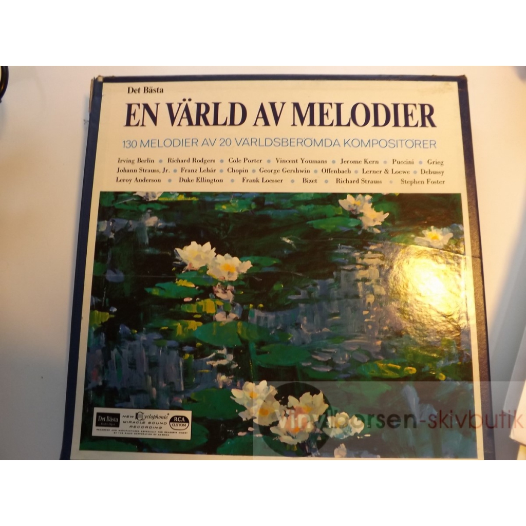 EN VÄRD AV MELODIER  20 KOMPOSITORER  BOX 10LP