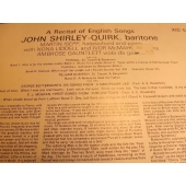 JOHN SHIRLEY-QUIRK PURCELL BUTTERWORTH SAGA UK