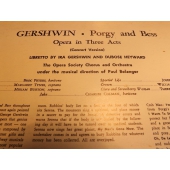 GERSHWIN PORGY AND BESS 