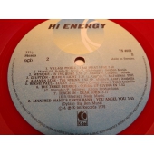 HI-ENERGY 16 ORIGINAL HITS RED VINYL