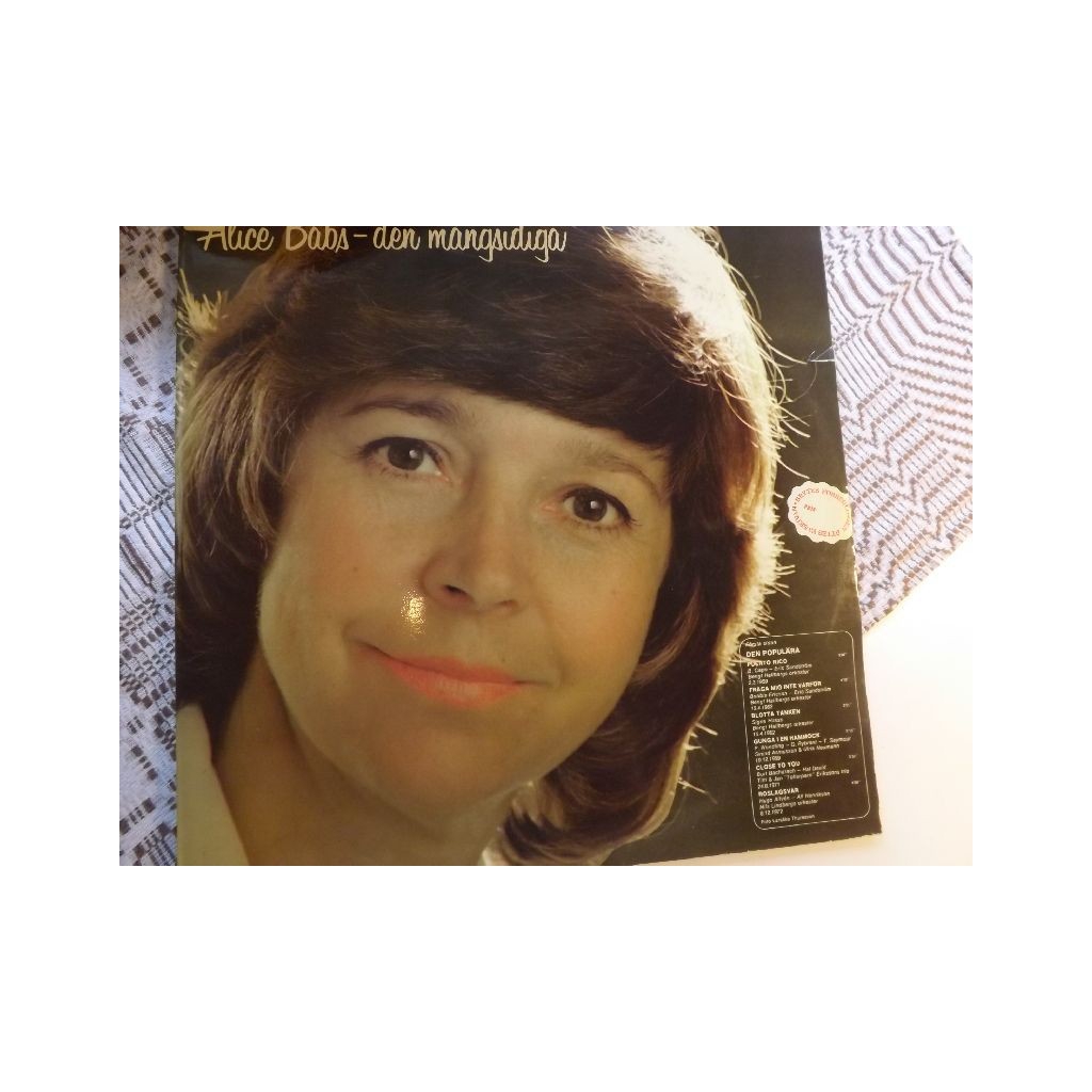 ALICE BABS DEN MÅNGSIDIGA 2LP