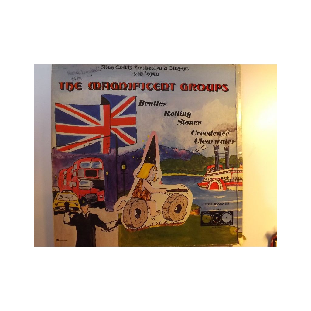 ALAN CADDY ORCHESTRA&SINGERS PERFORM BEATLES, ROLLING STONES,CREEDENCE CLEARWATER 3LP