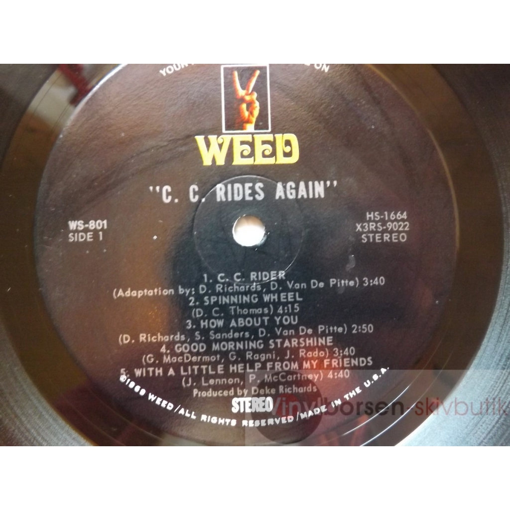 WEED C. C. RIDES AGAIN