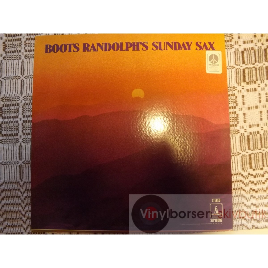 BOOTS RANDOLPH  SUNDAY SAX