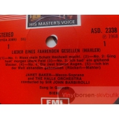 JANET BAKER SINGS MAHLER  LIEDER EINES FAHRENDEN GESELLEN   INSERT