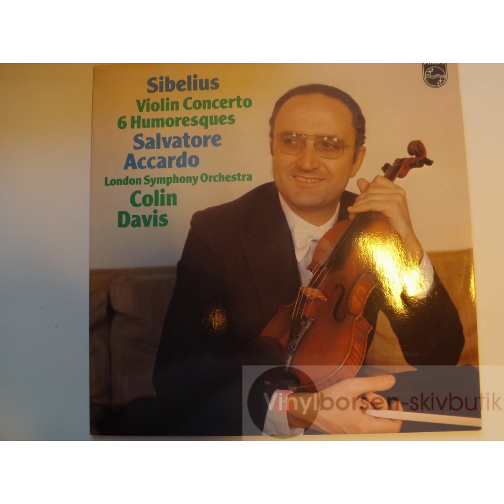 SIBELIUS VIOLIN CONCERTO SALVATORE ACCARDO COLIN DAVIS