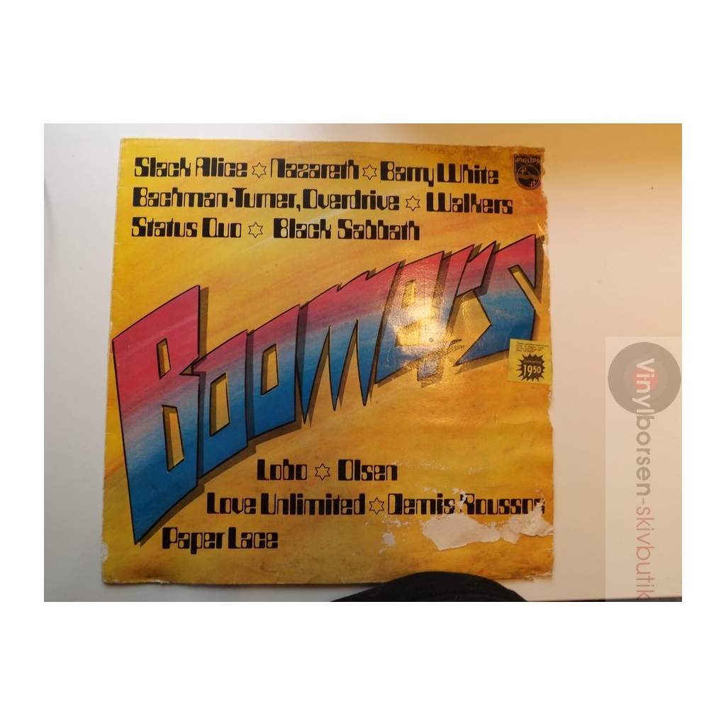 V/A BOOMERS  SLACK ALICE,BLACK SABBATH,NAZARETH,WAKKERS…