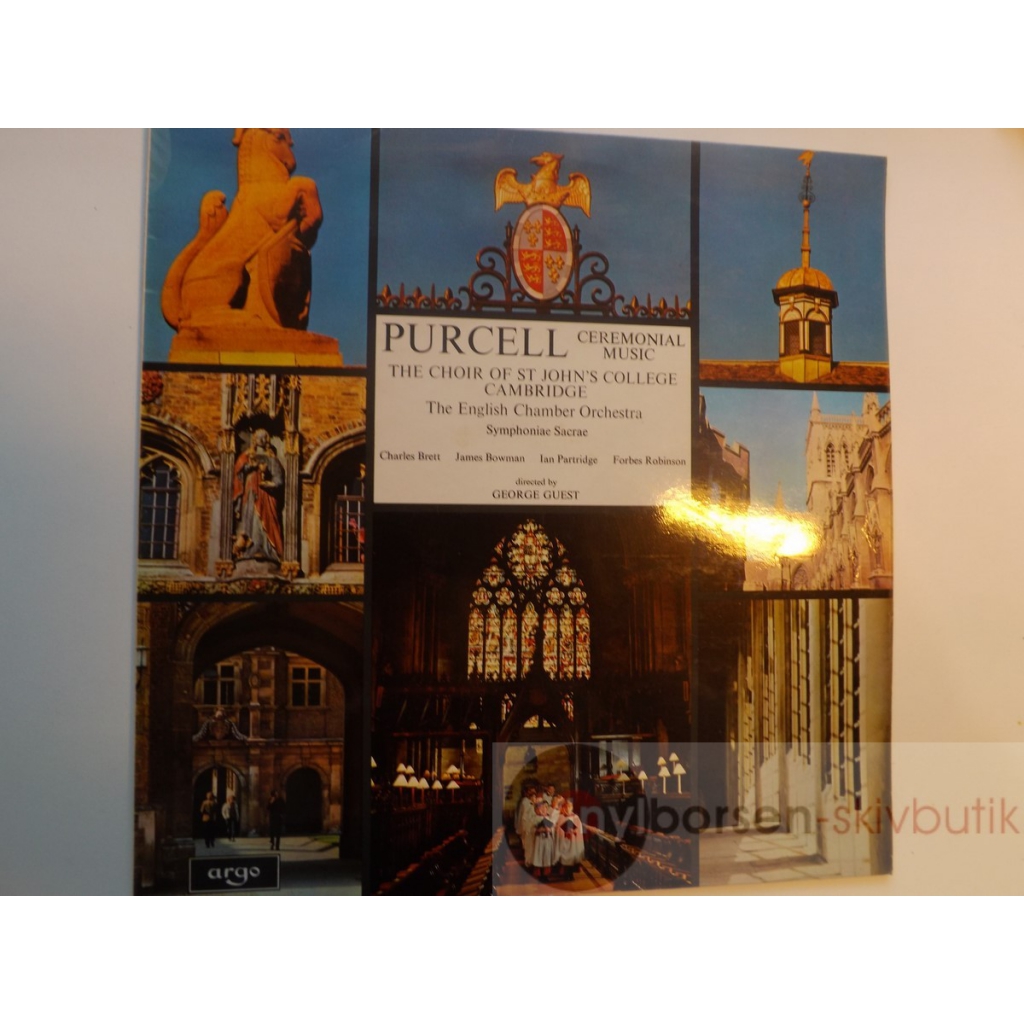 PURCELL:CEREMONIAL MUSIC  THE CHOIR OF ST JOHN`S COLLEGE CAMBRIDGE..