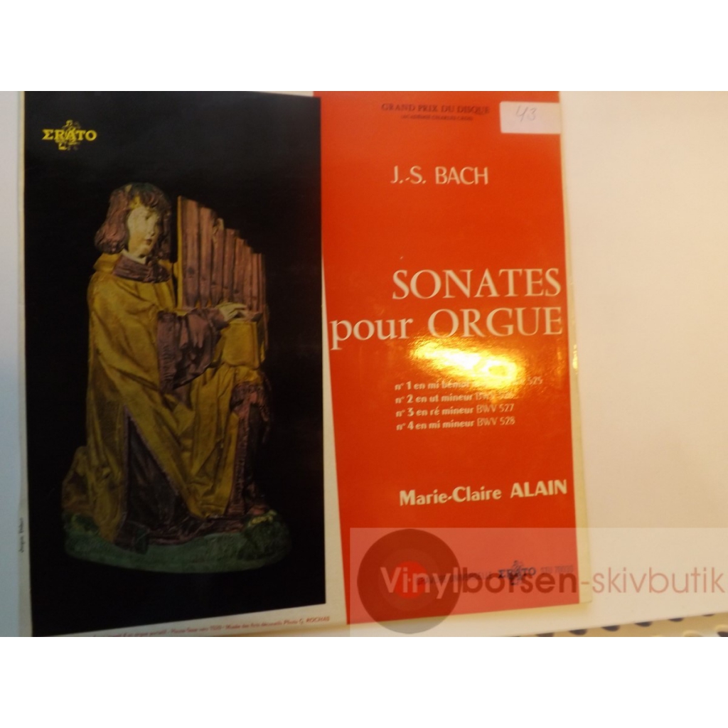 BACH INTEGRALE DES SONATES POUR ORGUE