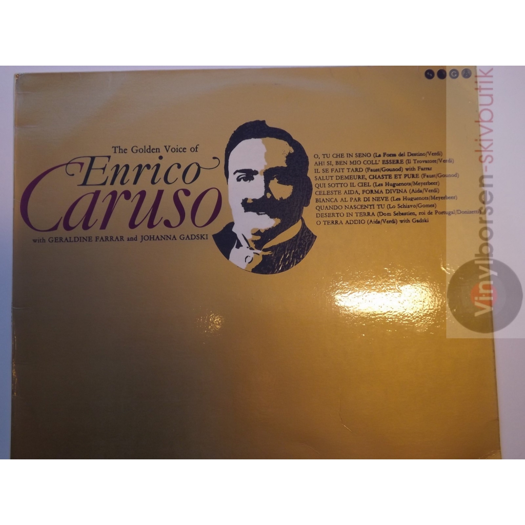  E. CARUSO THE GOLDEN VOICE