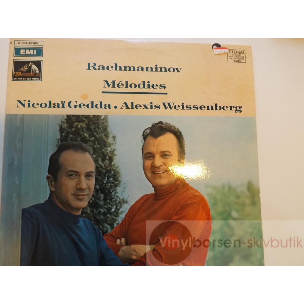 RACHMANINOW  MELODIES N. GEDDA/A. WEISSENBERG   