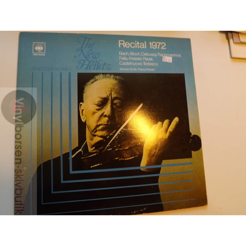  THE NEW HEIFETZ  RECITAL 1972  BACH,RACHMANINOV