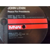 JOHN LENIN PEACE FOR PRESIDENTS