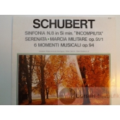 SCHUBERT  SINFONIA N.8 IN SI MIN.  INCOMPUTIA  MOMENTO MUSICALE N.3 OP.94