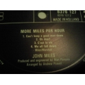 JOHN MILES MORE MILES PER HOUR