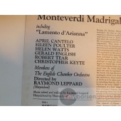 MONTEVERDI  MADRIGALS-RAYMOND LEPPARD   INSERT