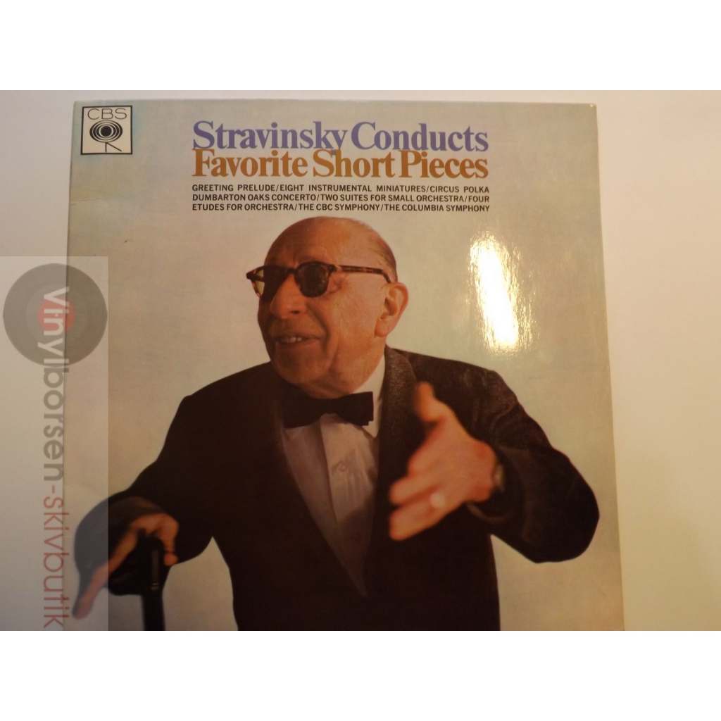 STRAVINSKY  CONDUCTS  FAVORITE SHORT PIECES