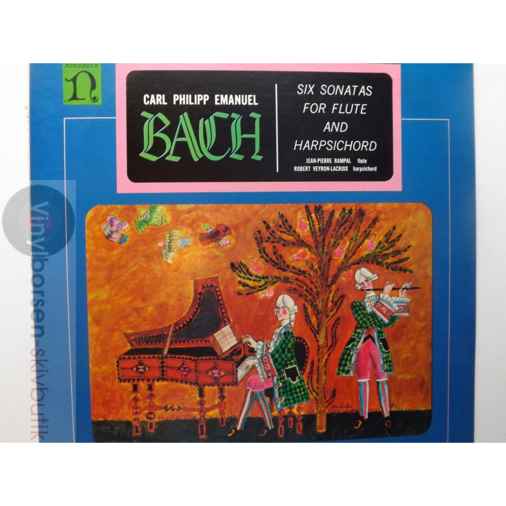 BACH/C.P.EMANUEL  6 SONATAS ROR FLUTE AND HARPSICHORD