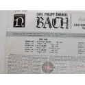 BACH/C.P.EMANUEL  6 SONATAS ROR FLUTE AND HARPSICHORD