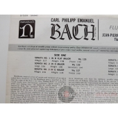 BACH/C.P.EMANUEL  6 SONATAS ROR FLUTE AND HARPSICHORD