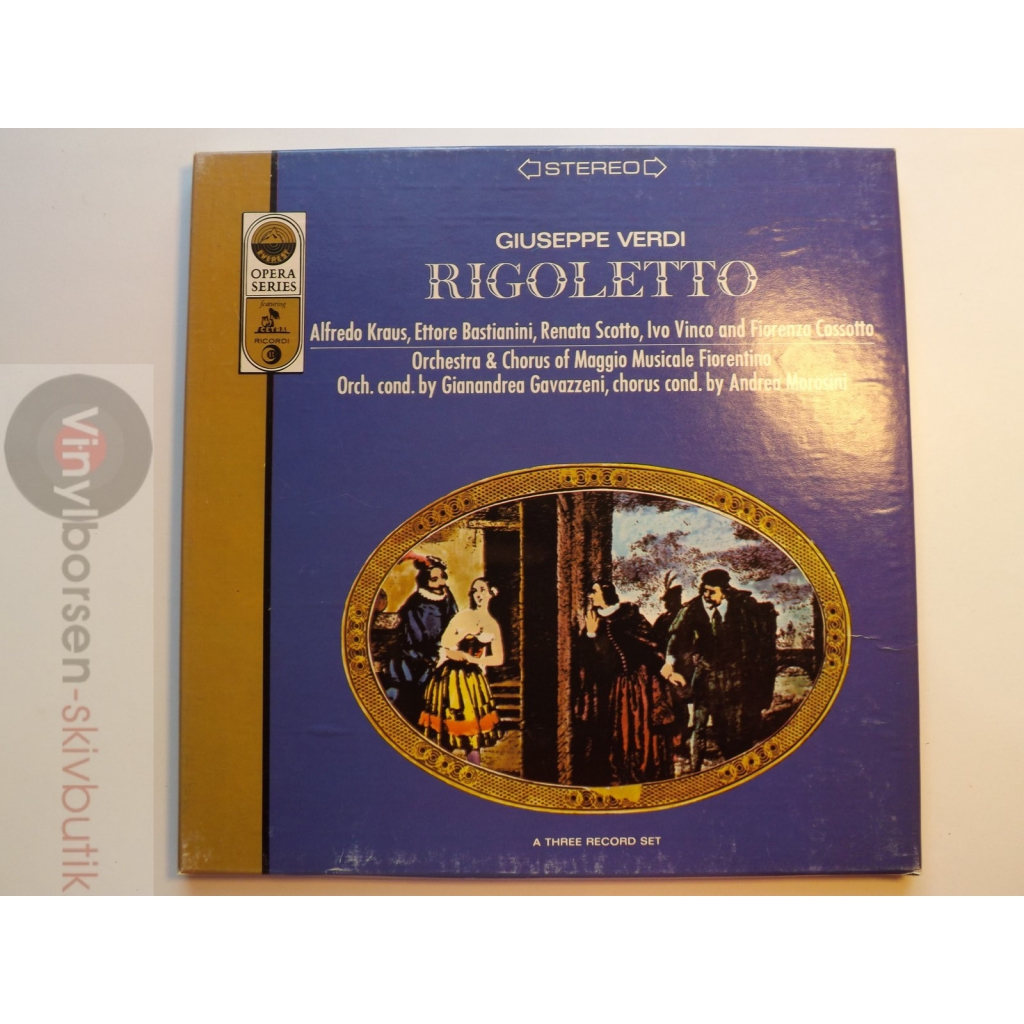 VERDI  RIGOLETTO  V/A  BOX 3LP