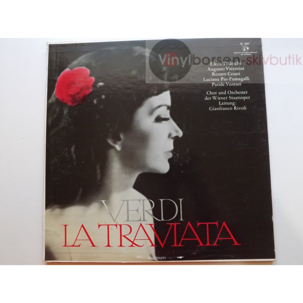 VERDI  LA TRAVIATA  2LP INSERT