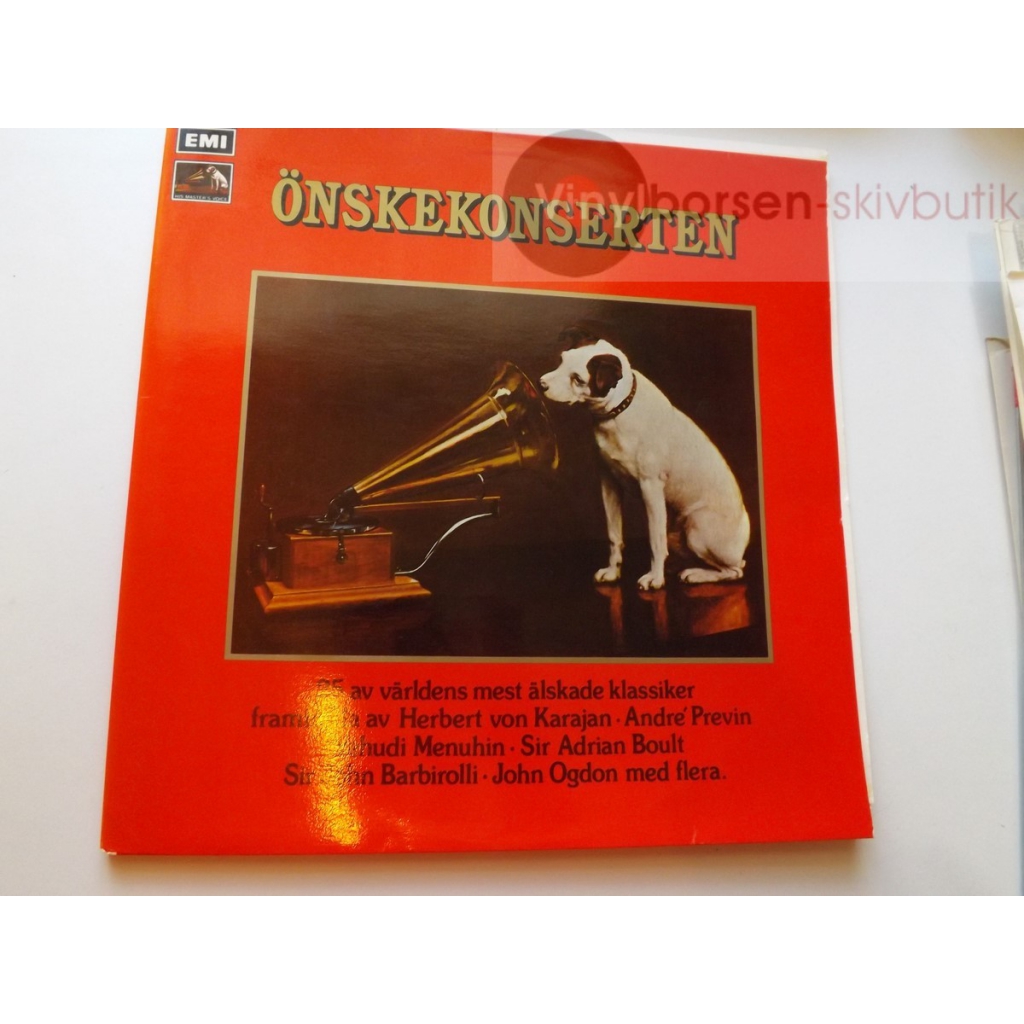 ÖNSKEKONSERTEN  25 AV VÄRLDENS MEST ÄLSKADE KLASSIKER  2LP