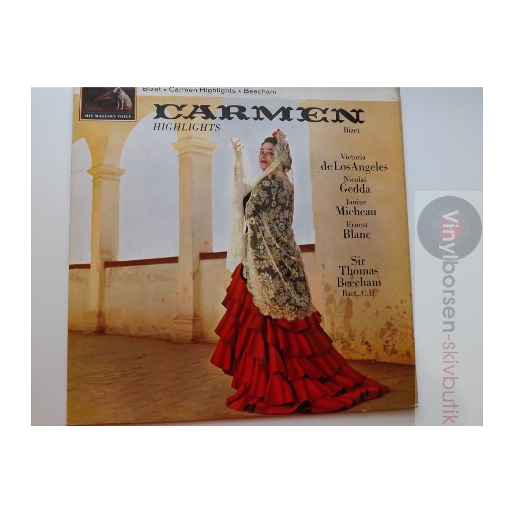 BIZET CARMEN HIGHLIGHTS  BEECHAM INSERT