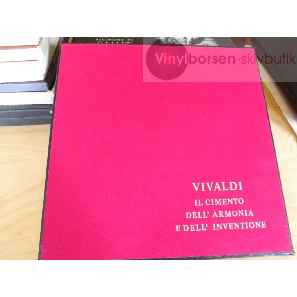 VIVALDI  IL CIMENTO DELL ARMONIA  E DELL INVENTIONE  BOX 3LP INSERT