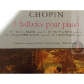 CHOPIN 4 BALLADES  