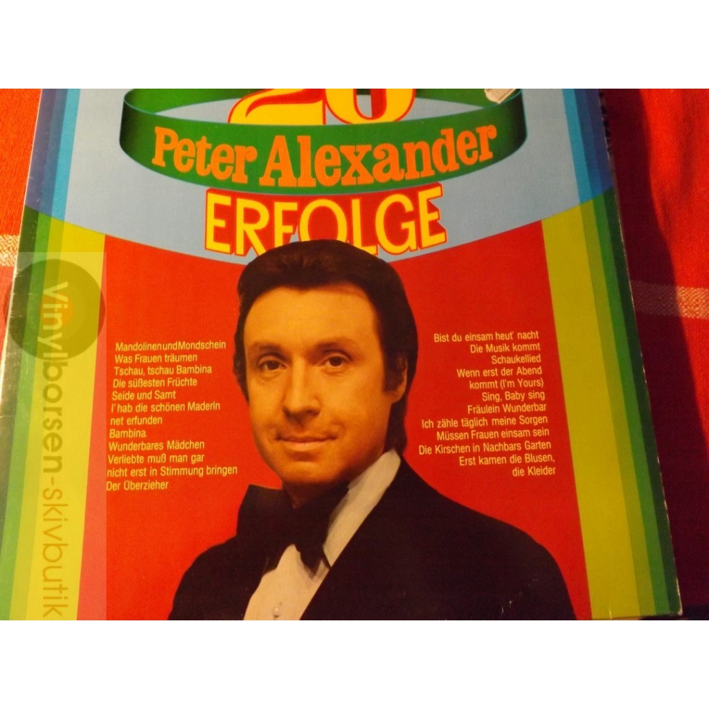 20 PETER ALEXANDER ERFOLGE