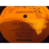 ANN-LOUISE YOU OUGHT TO WRITE