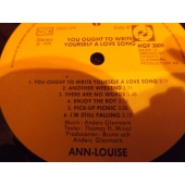 ANN-LOUISE YOU OUGHT TO WRITE