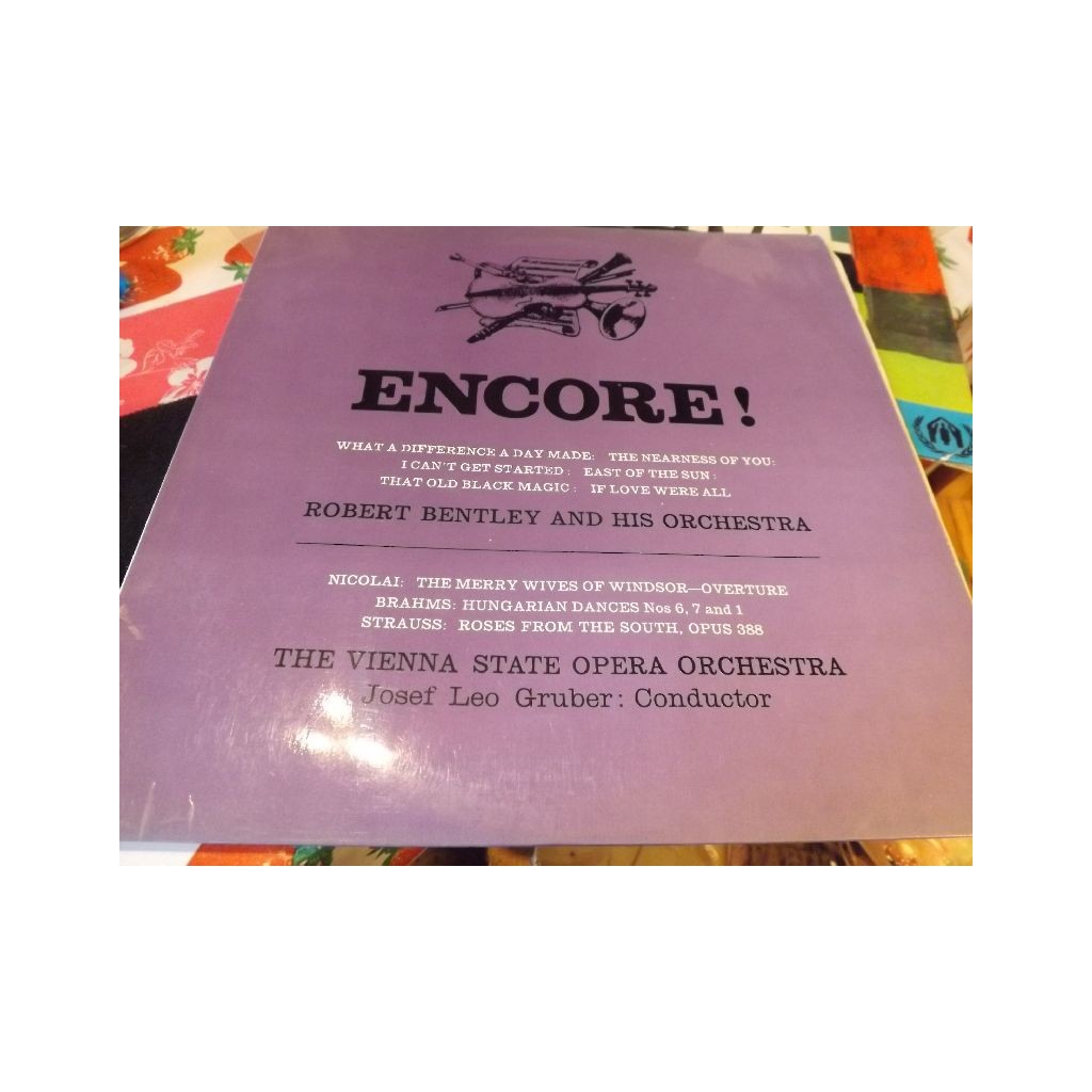 ROBERT BENTLEY AND HIS ORCHESTRA ENCORE jazz