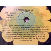 V/A SVENSKTOPPAR    