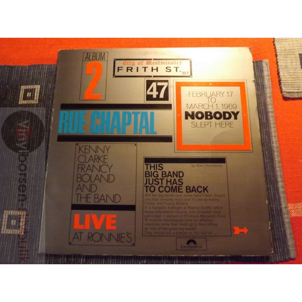 KENNY CLARKE FRANCY BOLAND AND THE  BAND   