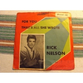 RICK NELSON   FEL TRYCK 